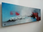 "Meeresprise" – ein emotionales Kunstwerk, das die kraftvolle und beruhigende Natur des Meeres einfängt