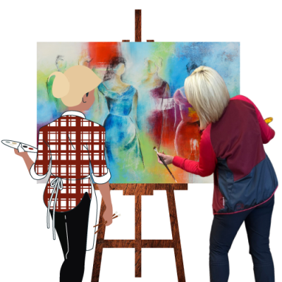 Acryl Pastell Figurativ Einstieg – Kombination aus Acryl- und Pastellmalerei