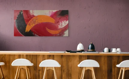 Originalkunstwerk „Bananas“ von Elisabeth Suter in einer Wohnraumansicht