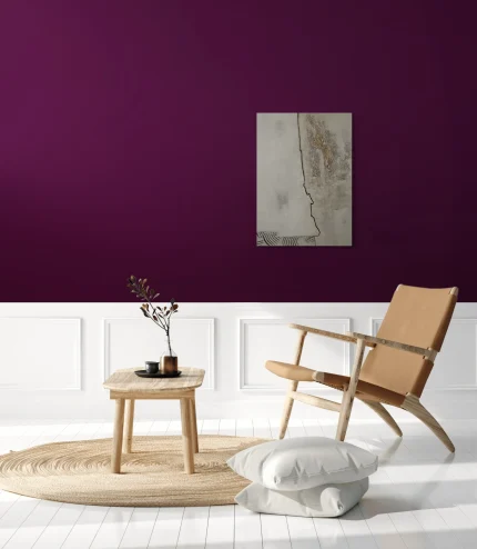 Originalkunstwerk „Gegensatz 2“ von Elisabeth Suter in einer Wohnraumansicht